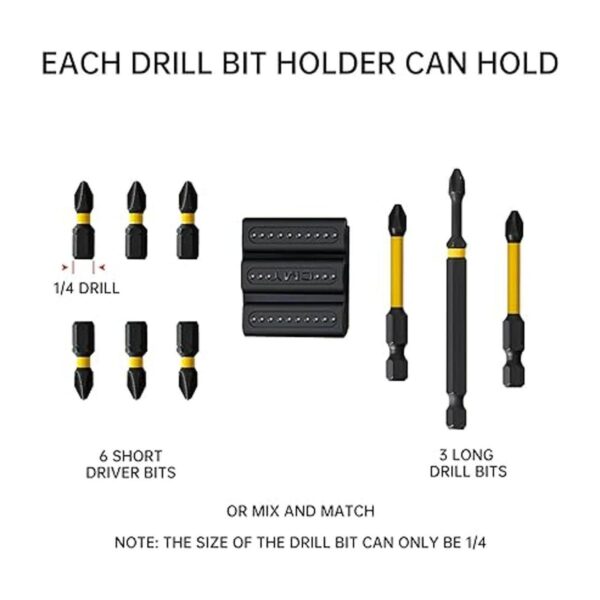 CNCSS Funda de herramientas para taladro DEWALT Milwaukee