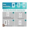 CML Decorator Placa de pared sin tornillos cubierta de