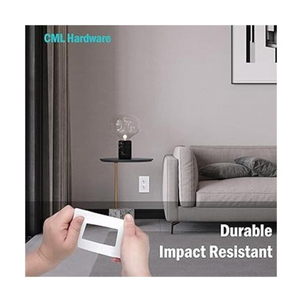 CML Decorator Placa de pared sin tornillos cubierta de