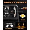 CO LIGHT 4 faros delanteros LED de 4 x 6 pulgadas_2