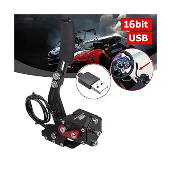 CNRAQR PC Racing Game USB Handbrake for 16Bit SIM for_2