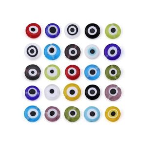 COIRIS 140 cuentas de cristal multicolor contra el mal de_1