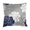 COLORPAPA Juego de 4 fundas de almohada azules de 18 x 18_5