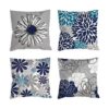 COLORPAPA Juego de 4 fundas de almohada azules de 18 x 18_1