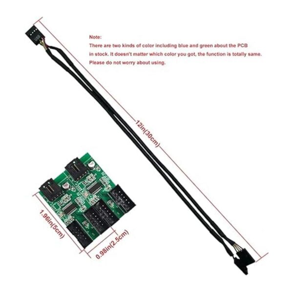 COMeap Cable de extensión de placa base de 9 pines USB_3