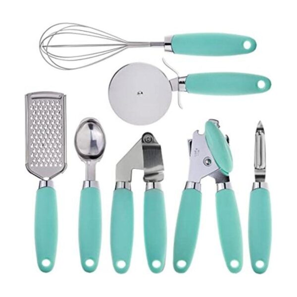 COOK With COLOR Juego de 7 utensilios de cocina de acero_1