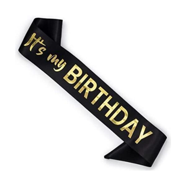 CORRURE Its My Birthday Faja de cumpleaños con lámina_1