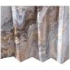 COSEVIER Cortina de ducha con textura de mármol para baño