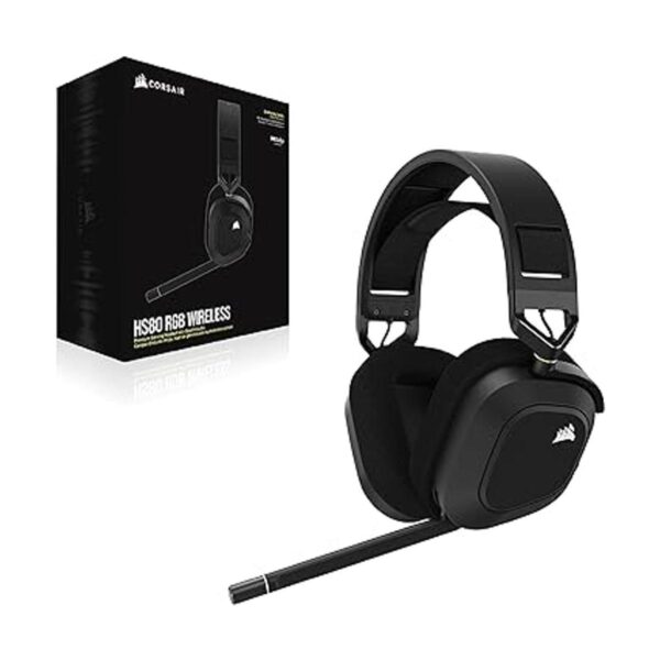 CORSAIR HS80 RGB inalámbrico Premium Gaming Headset con_3