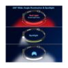 COSOOS Linterna LED recargable con luz roja y funda de_2
