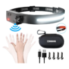 COSOOS Linterna LED recargable con luz roja y funda de_1