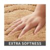 COSY HOMEER Alfombras extra gruesas para el baño tapetes