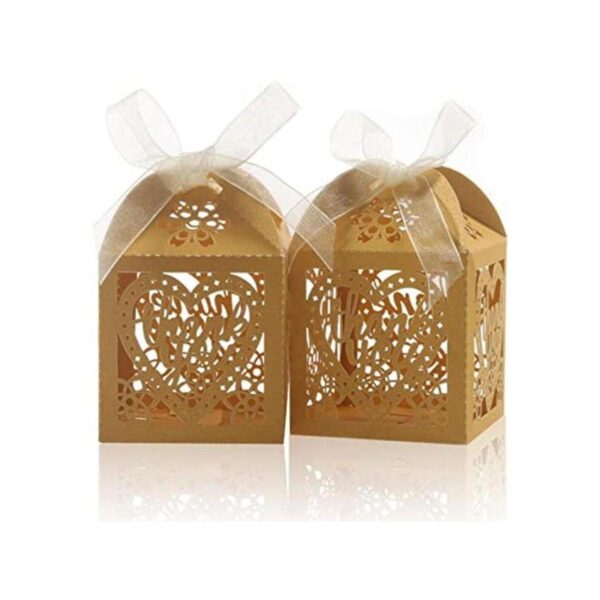 COTOPHER 100 cajas de regalo de agradecimiento cajas de_1