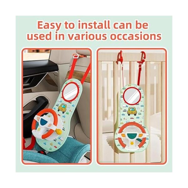 COVTOY Juguetes de asiento de automóvil para bebés con