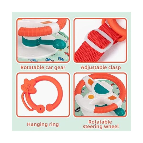 COVTOY Juguetes de asiento de automóvil para bebés con