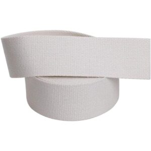 COTOWIN Cinta gruesa de algodón pesado 6 yardas blanco_1