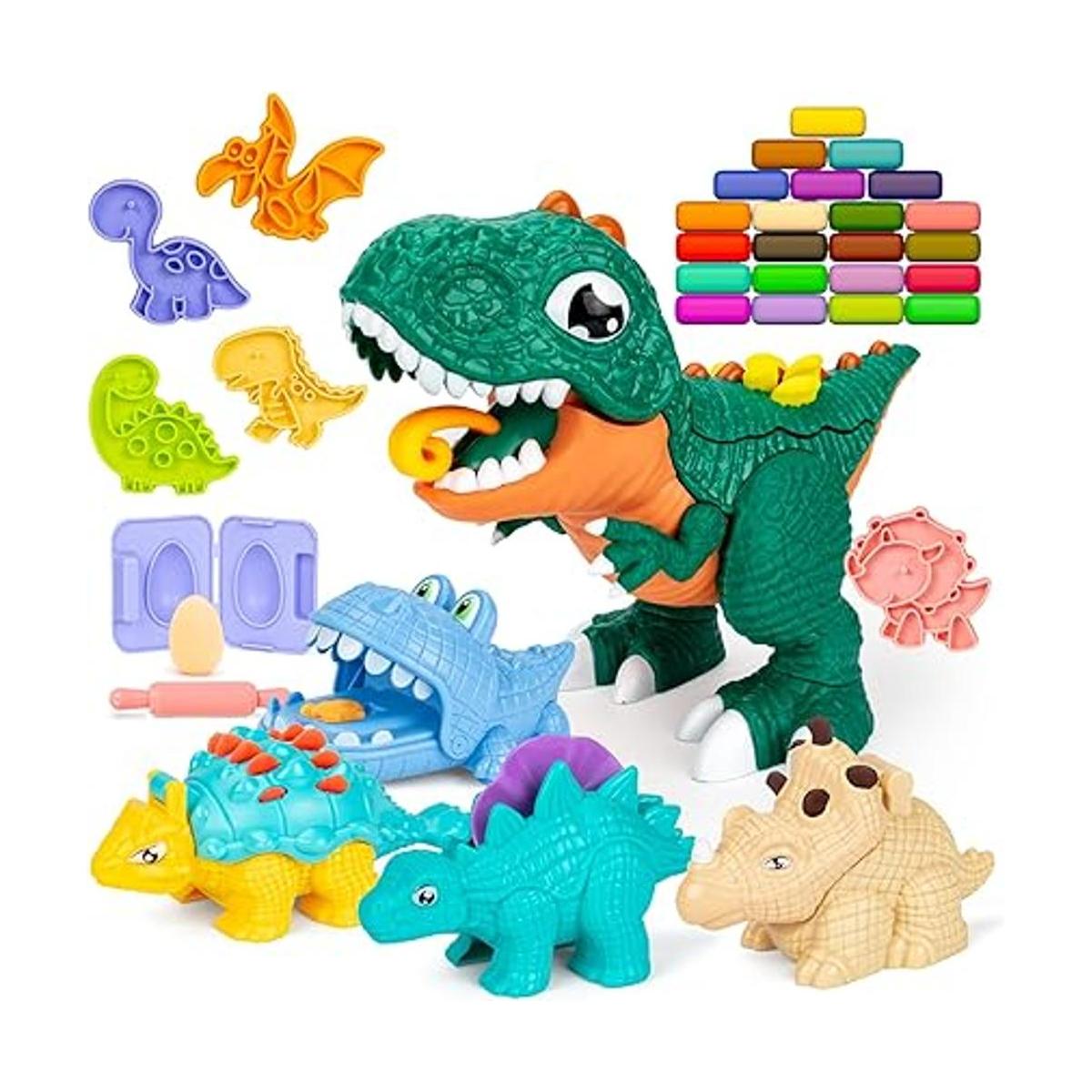 COVTOY Kit de herramientas de dinosaurio para niños