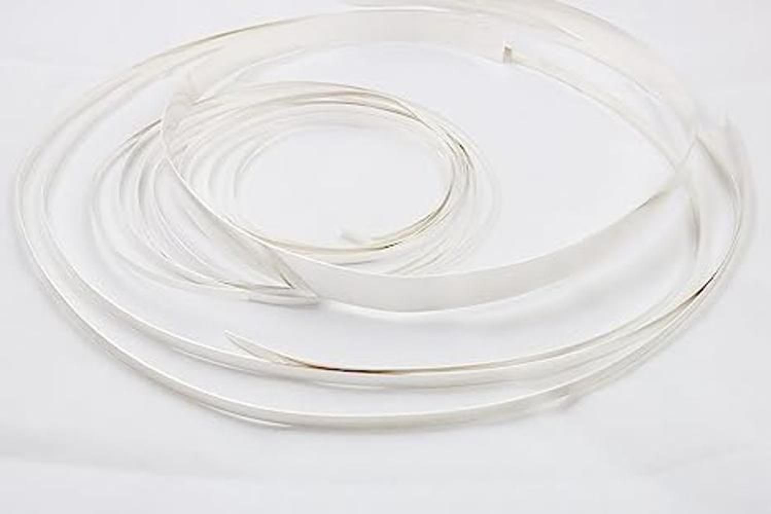 CRAFT WIRE Tira de bisel de plata de ley 925 calibre 18