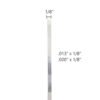 CRAFT WIRE Tira de bisel de plata de ley 925 calibre 18_2