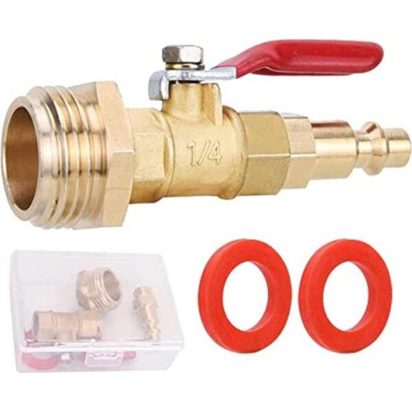 CPWUFIYD RV Winterize Kit de adaptador de soplado