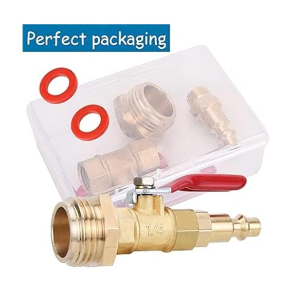 CPWUFIYD RV Winterize Kit de adaptador de soplado