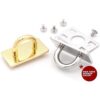 CRAFTMEMORE Juego de 2 placas rectangulares con anillo en