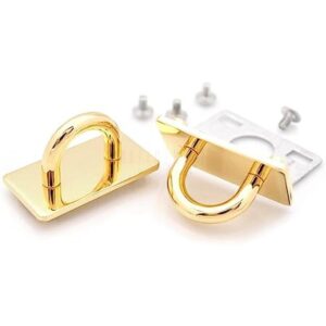 CRAFTMEMORE Juego de 2 placas rectangulares con anillo en