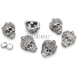 CRAFTMEMORE 10pcs coronado calavera fantasma remache_1