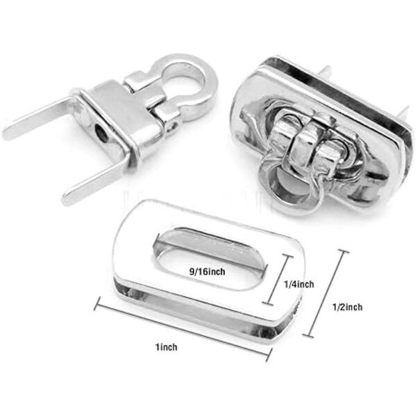 CRAFTMEMORE Mini monedero con cierre de metal para_3