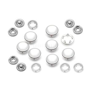 CRAFTMEMORE 20 juegos de broches de perlas de 0.472 in