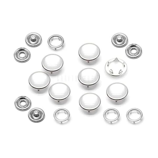CRAFTMEMORE 20 juegos de broches de perlas de 0.472 in