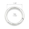 CRAFTMEMORE 2 unids 1 18 pulgadas O Anillos Snap Clip_2
