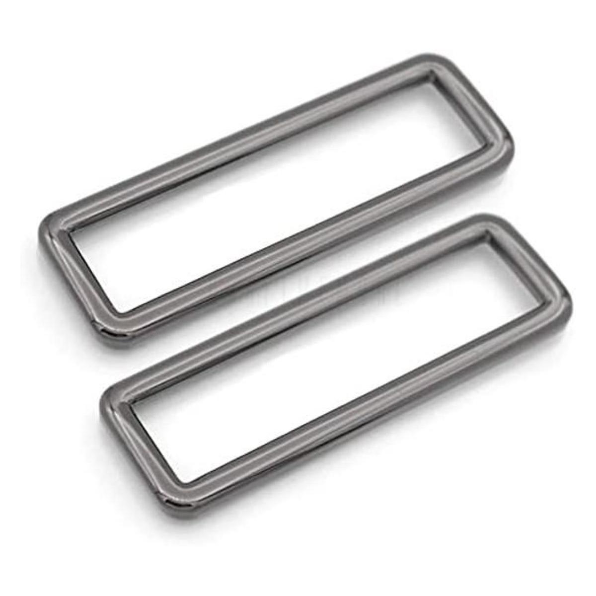 CRAFTMEMORE Anillos rectangulares de 2 pulgadas hebilla