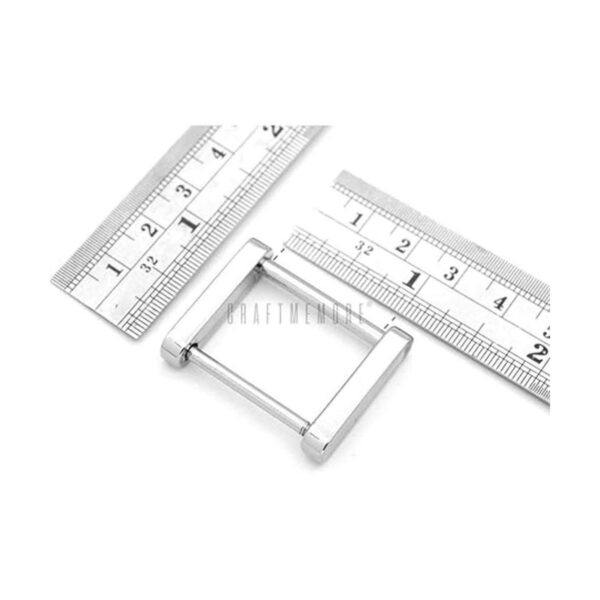 CRAFTMEMORE Anillos de tornillo rectangulares con hebilla_2