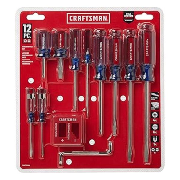 CRAFTSMAN Juego de destornilladores variados 12 piezas