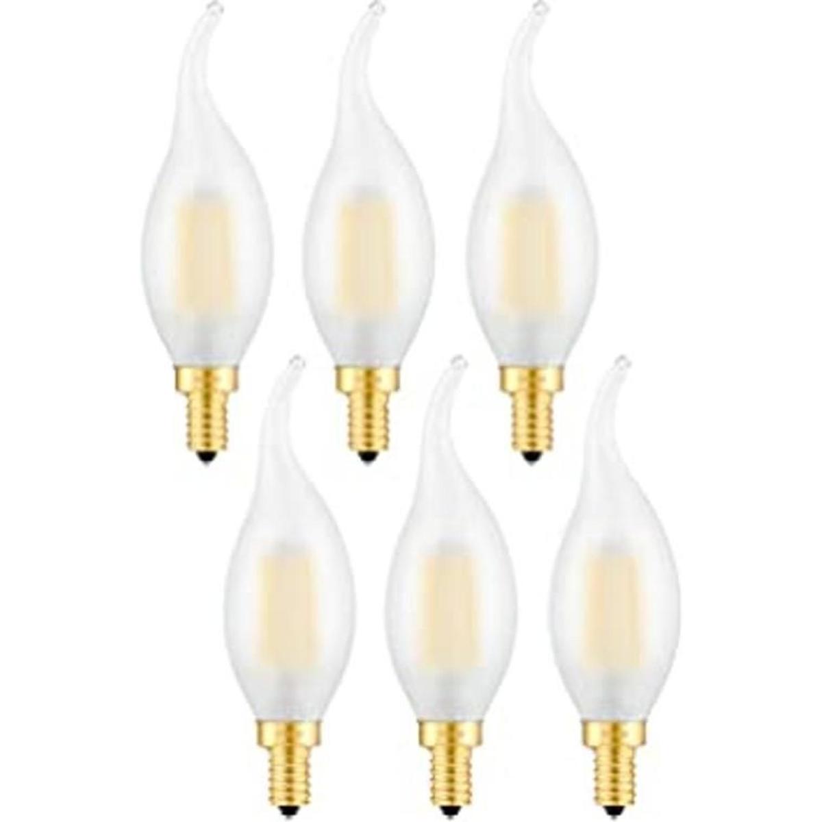 CRLight Bombilla LED de 2 W 3000 K color blanco suave