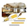 CRLight Bombilla LED de 6 W 3000 K color blanco suave_2