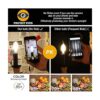 CRLight Bombilla LED de 6 W 3000 K color blanco suave_5