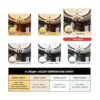 CRLight Bombilla LED de 2 W 3000 K color blanco suave