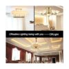 CRLight Bombilla LED de 2 W 3000 K color blanco suave
