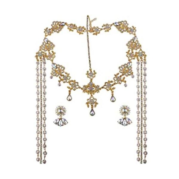 CROWN GUIDE Diadema de novia y pendientes de cristal_1