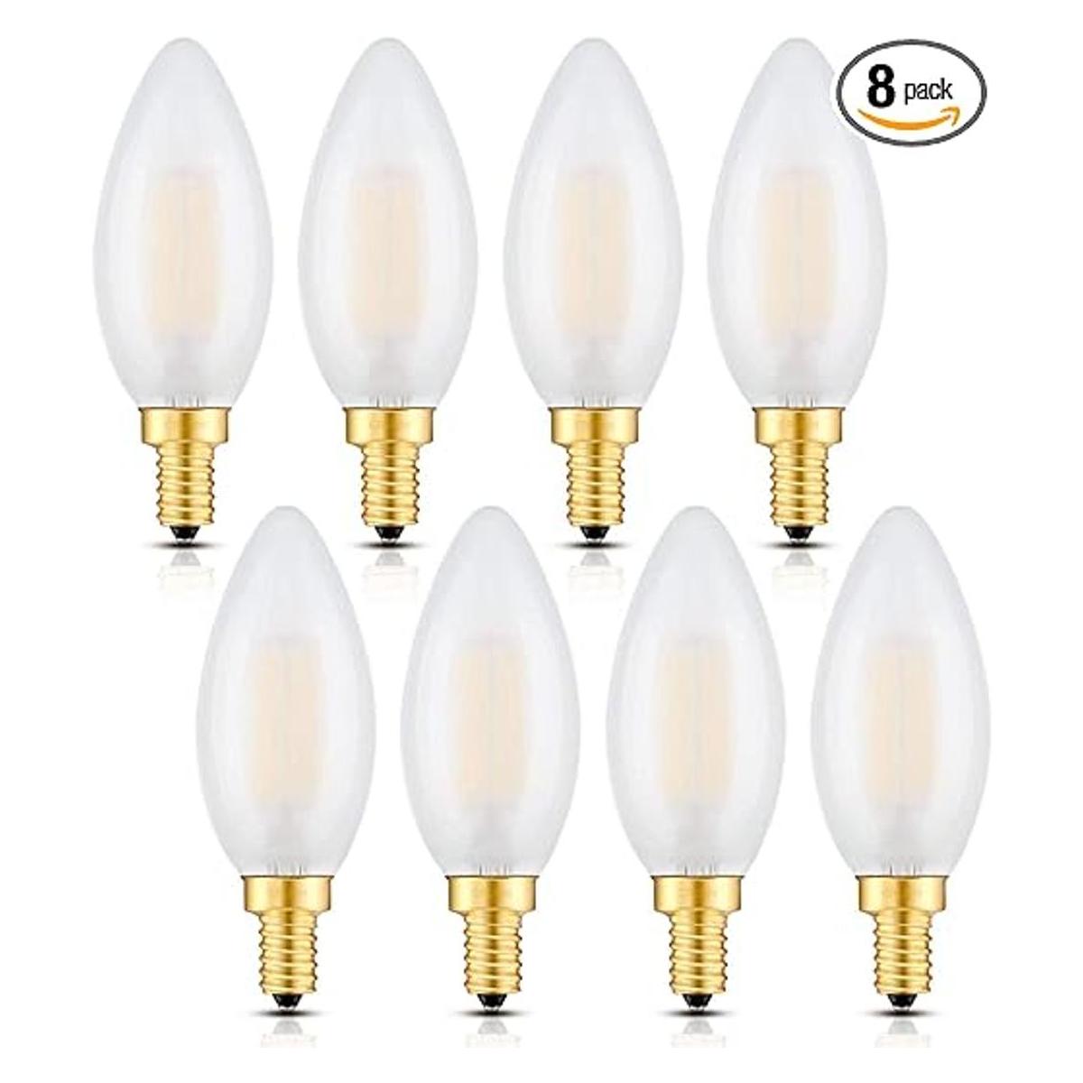 CRLight Bombilla LED regulable de 6 W de 3200 K color