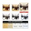 CRLight Bombilla LED regulable de 6 W de 3200 K color