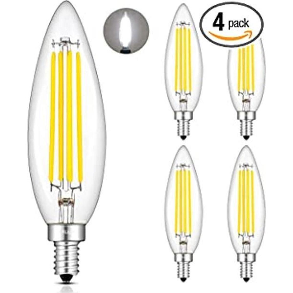 CRLight Bombilla LED de 8 W 4000 K luz diurna color