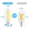 CRLight Bombilla LED de 8 W 4000 K luz diurna color