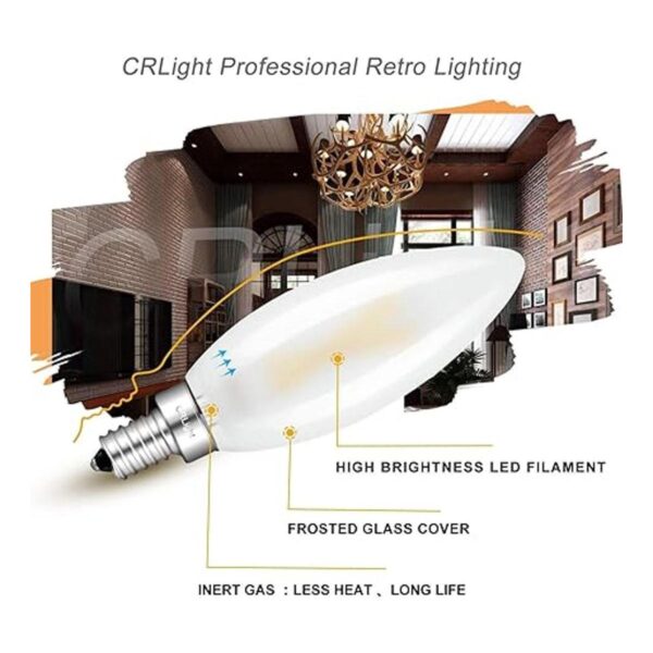 CRLight Bombilla LED Candelabro equivalente a 25 W 250_2
