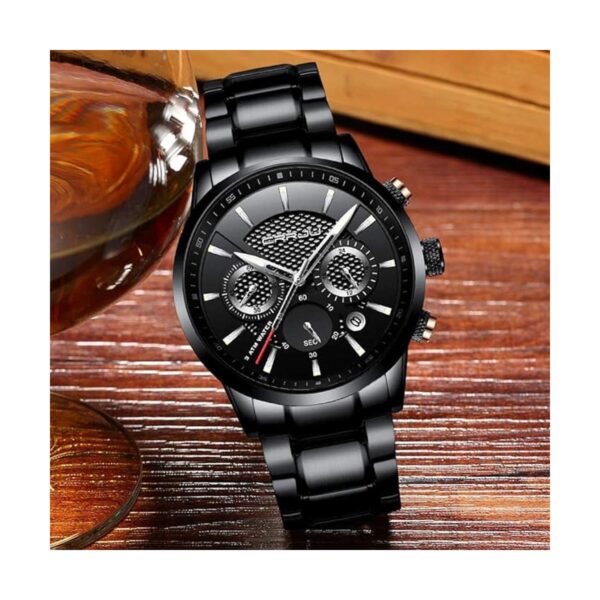 CRRJU Reloj de pulsera de cuarzo para hombre estilo_3