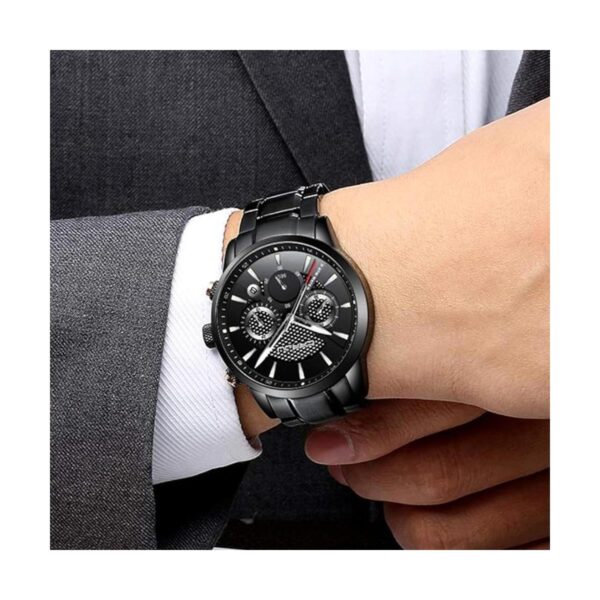 CRRJU Reloj de pulsera de cuarzo para hombre estilo_5