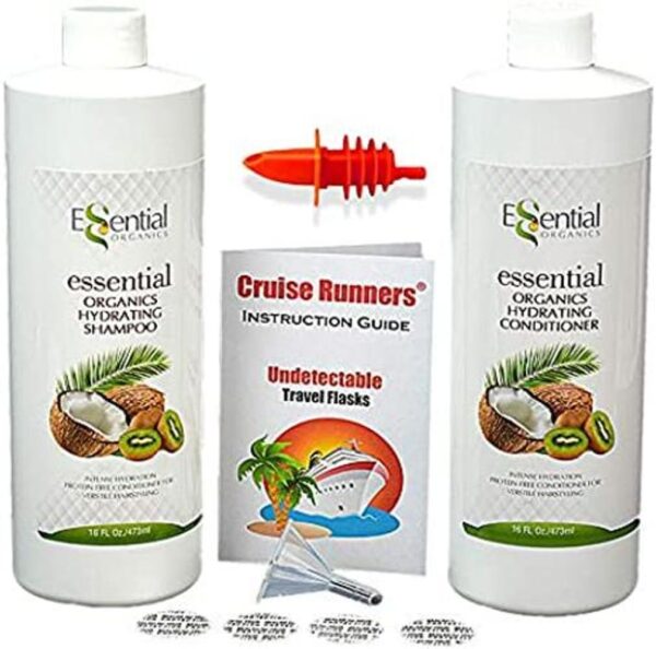 CRUISE RUNNERS Kit de botella de plástico con champú y_1