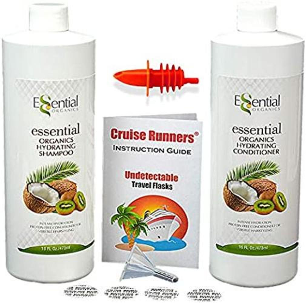 CRUISE RUNNERS Kit de botella de plástico con champú y